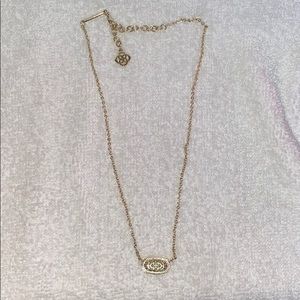 gold kendra scott necklace
